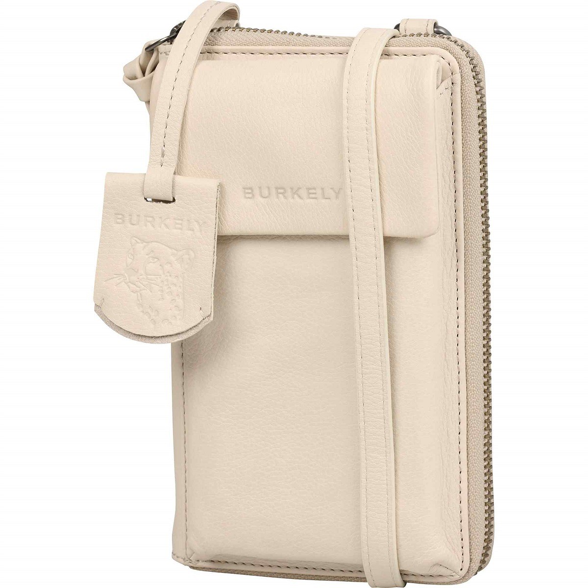 Burkely Handy Portemonnaie Tasche Leder “just Jolie” Off White 2