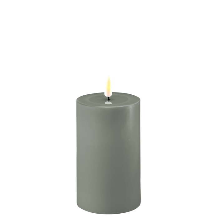 Deluxe Homeart Rf 0310 Salvie Green Led Candle