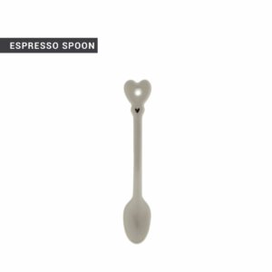 Bastion Collections Espresso Loeffel Heart Titane