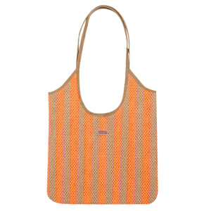 Brasibrasi Shop&basket Stripe Shopper Orange