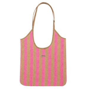 Brasibrasi Shop&basket Stripe Shopper Pink