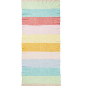 Pur Schoen Kaschmirschal Rainbow Stripes 7