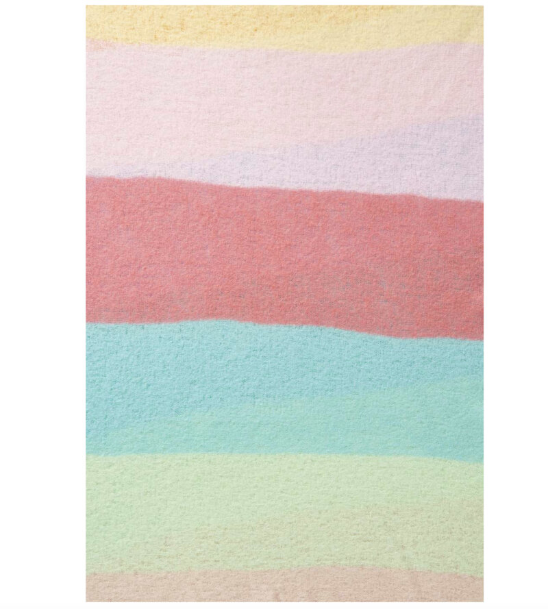Pur Schoen Kaschmirschal Rainbow Stripes 7 4