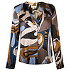 Charlotte Sparre Seidenbluse Bliss Blouse Rosalie Kaki Herbst Winter 2023