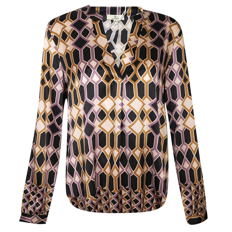 Charlotte Sparre Seidenbluse Spark Blouse Felia Multi Herbst Winter 2023