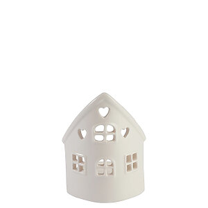 Greengate Kerzenstaender “xmas Haus” Weiß