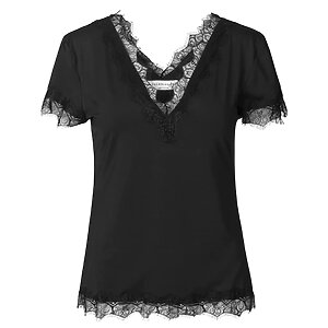 Rosemunde Spitzen Shirt “schwarz” 4262 010