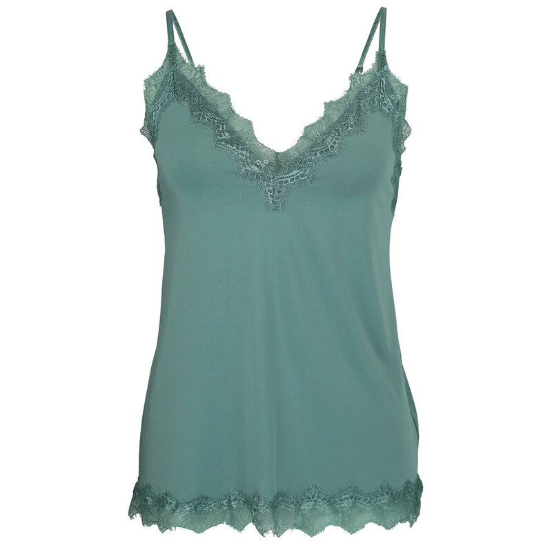 Rosemunde Spitzen Traegertop “eucalyptus” 4217 249