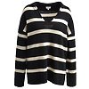 Milano Italy Pullover With Collar And V Neck, 1 1 Sleeves