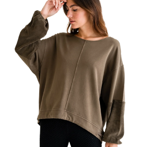 Love Joy Victory Pullover Braun 2307 450 Kale 2