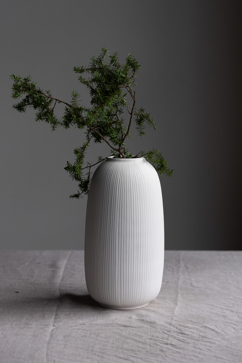Storefactory Vase Aby Xl Weiß