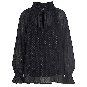 Dea Kudibal Bluse “cassisa” Lurex Schwarz 1661023 1233 Highres
