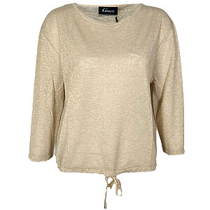 Grace Shirt Goldenes Lurex Shirt Neue Kollektion