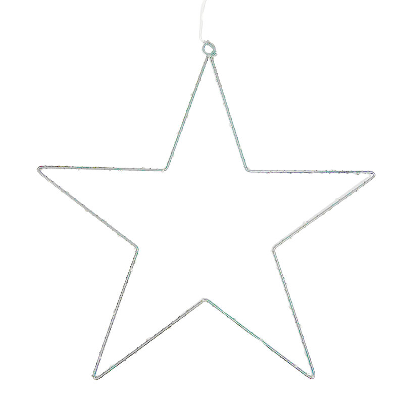 Herzallerliebst Led Stern “silber” Groß