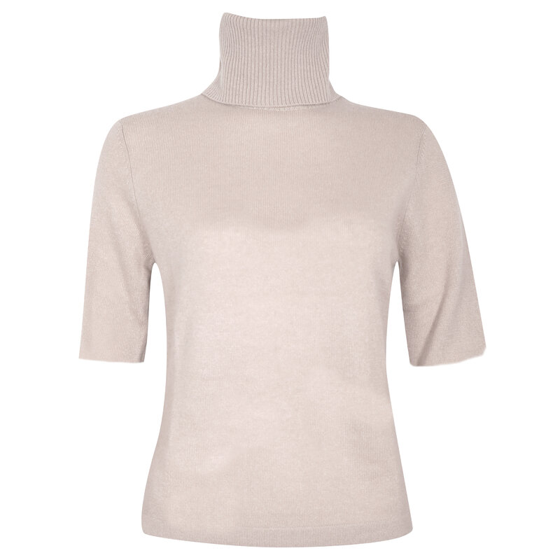 Herzen´s Angelegenheit Rollkragen Pullover Halbarm Kaschmir “pure”