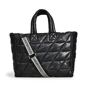 Sorolla (ref. 64579) Black Padded Genuine Leather Shopping Bag