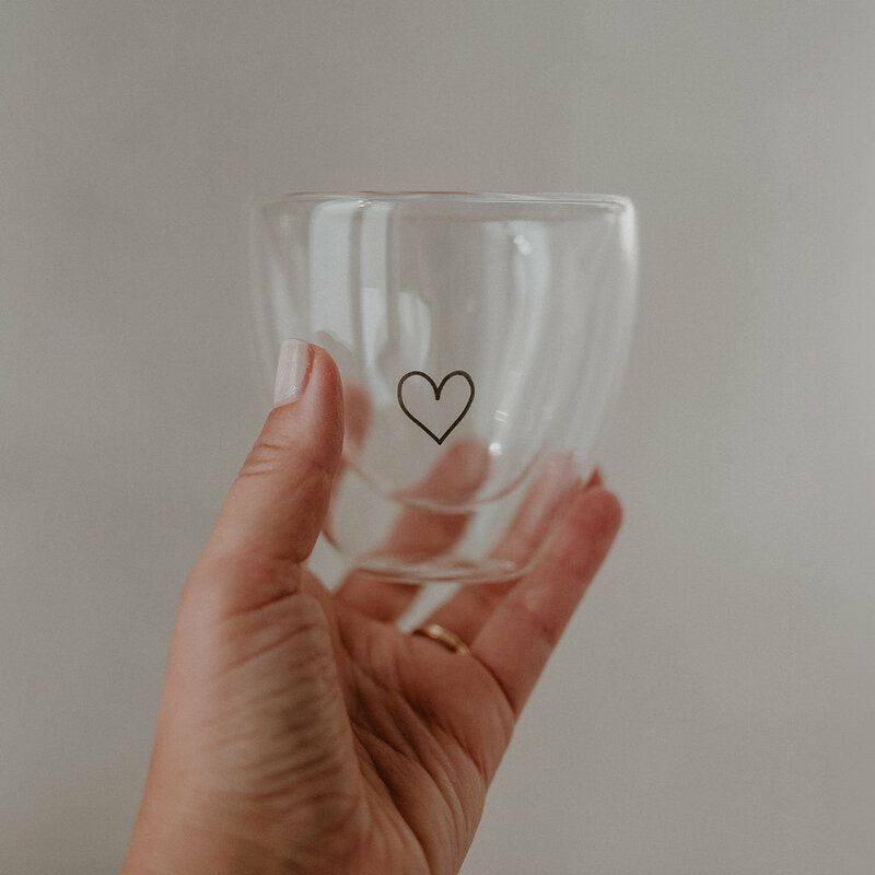 Eulenschnitt Gl 142 Glas Herz 2