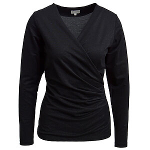 Milano Italy Wrapshirt With Schwarz Sleeves