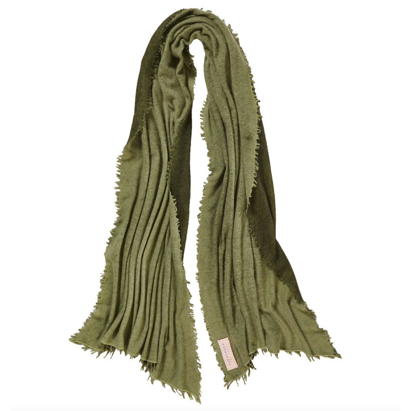 Pur Schoen Schal Double Sprayed Military