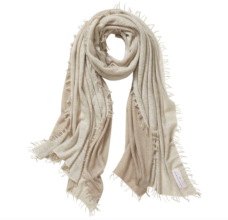 Pur Schoen Schal Double Sprayed Nougat 1