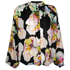 Risy And Jerfs Oversize Bluse 'flower Print'