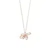 Leaf Halskette Blossom 18 K Rosegold Vergoldet Hk1290