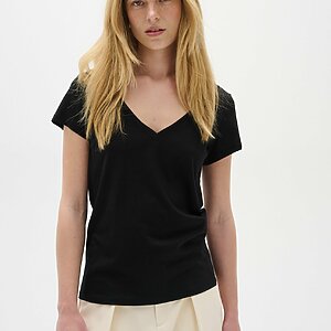 Black Kurzarm T Shirt (1)