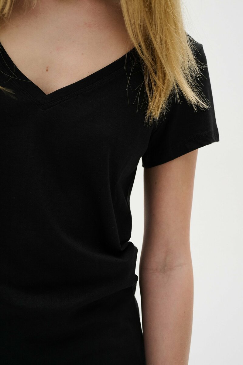 Black Kurzarm T Shirt (2)