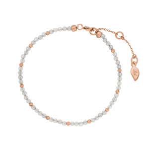 Armkette Serenity Labradorit 18 K Rosegold Vergoldet Ab1213 Lb Leaf Genial Conceptstore