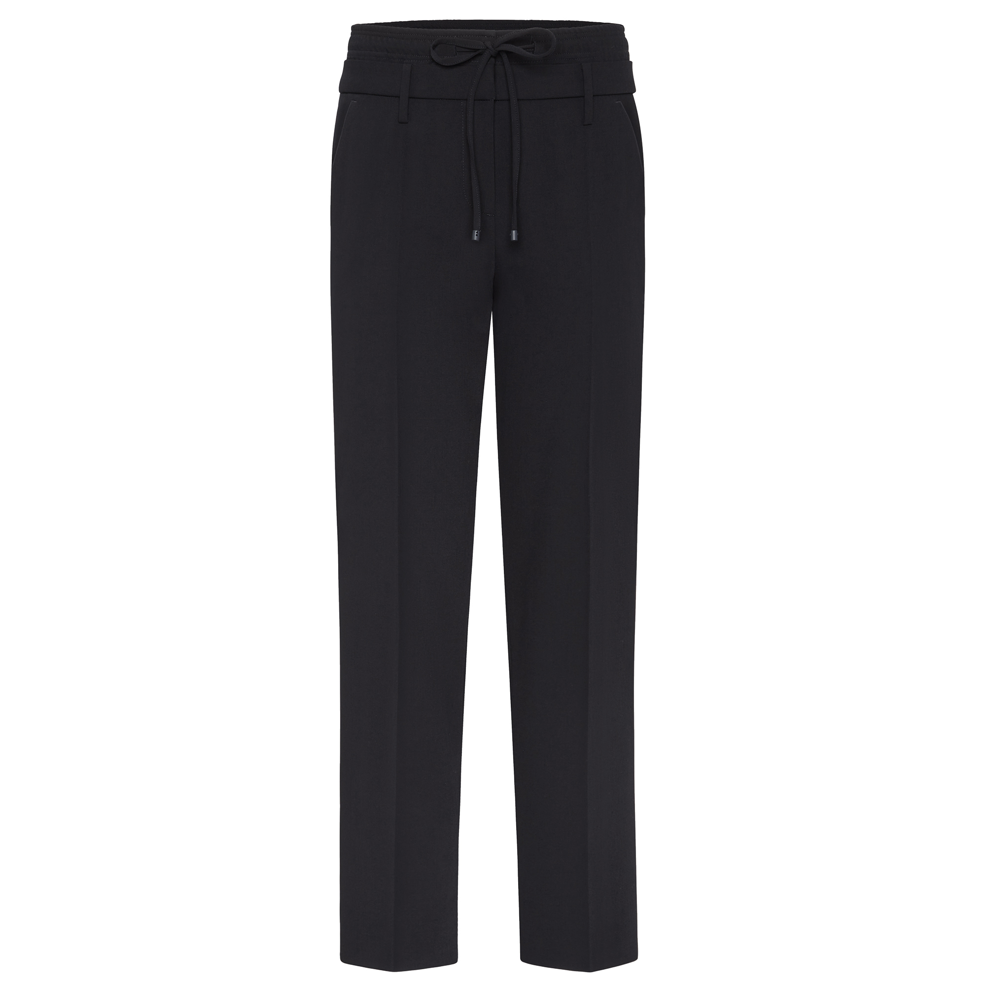 Cambio on sale Bundfaltenhose schwarz Business-Look