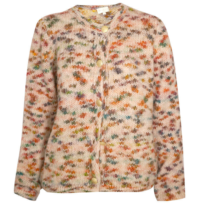 Milano Italy Strickjacke Cardigan 'cream Multi'