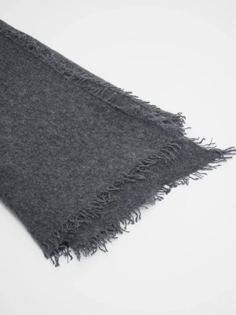Myromy Kaschmirschal Tibet Storm Grau 3