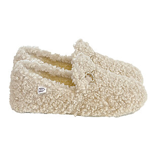 Espadrij Hausschuhe Ballerine 'curly' Beige