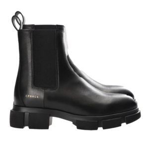 Copenhagen Studios Gefuetterte Boots 'cph570' Vitello Teddy Black