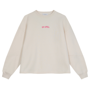 Oh April Oversized Sweater 'era Of Me' Sand