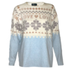 Grace Pullover 'norway Style' Hellblau Beige Neue Kollektion 