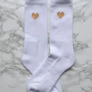 4 Genial Conceptstore Dailysocks Socken Hiaertken Weiß