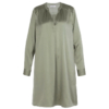 Bloom Seidenstretch Kleid Khaki 5806 1