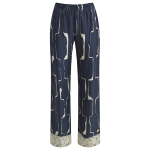 Milano Italy Hose Pants 'navy Print' 51 6408 2083 1605 01