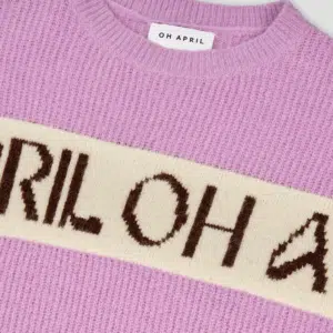 Oh April Pullover Billie Knit Jumper Bright Lila 2