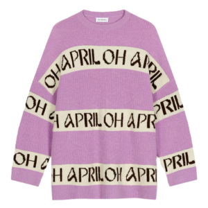 Oh April Pullover Billie Knit Jumper Bright Lila