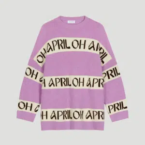 Oh April Pullover Billie Knit Jumper Bright Lila