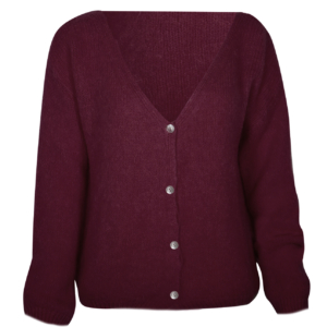 Strickjacke Cardigan Bordeaux