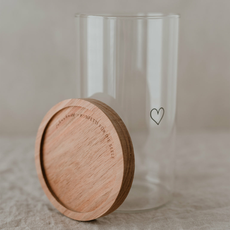 Gl 070 Vorratsglas Herz Genial Conceptstore Eulenschnitt