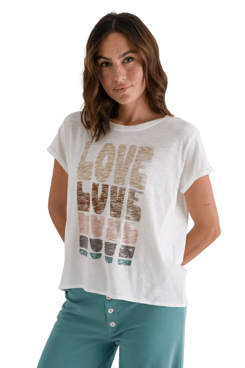 T Shirt Lily Mit Statement Druck 642373