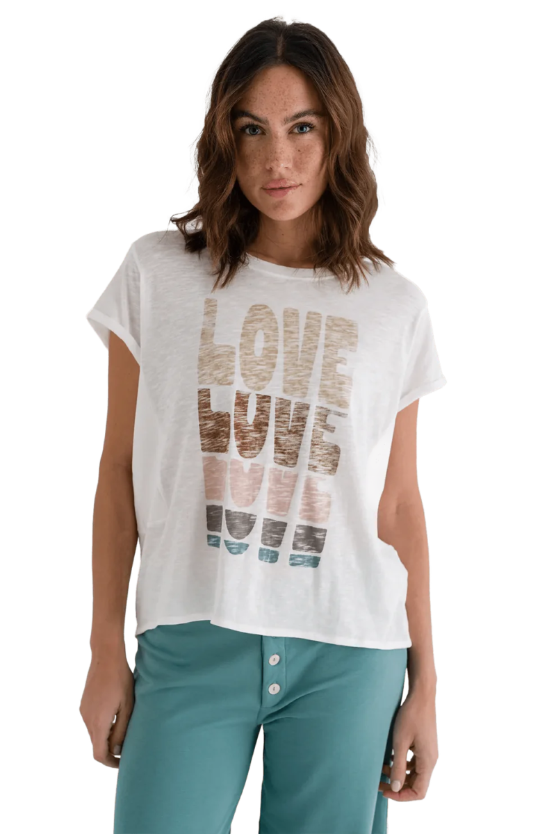 T Shirt Lily Mit Statement Druck 895487