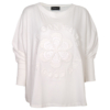 Grace Big Shirt 'flower' Offwhite Neue Kollektion