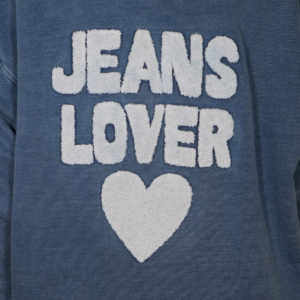 Grace Pullover Sweater 'balloon' Jeansblau Neue Kollektion 1