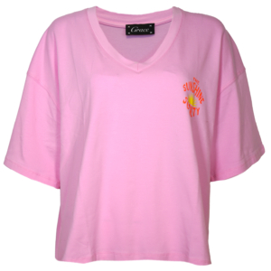 Grace Shirt Oversize 'sunshine' Rose Neue Kollektion