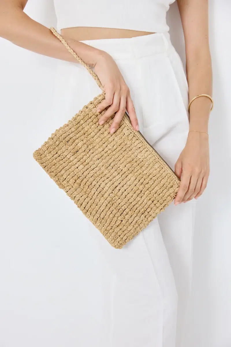 Ibeliv Raffia Clutch Club Tea 2606 26 Ibeliv Club 024